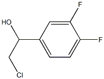 2-chloro-1-(3,4-difluorophenyl)ethanol Struktur