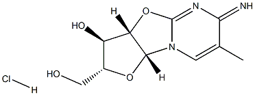 5-メチルサイクロシチジンヒドロ塩素 化学構造式