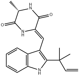 (3S)-3α-メチル-6-[(Z)-[2-(1,1-ジメチル-2-プロペニル)-1H-インドール-3-イル]メチレン]ヘキサヒドロピラジン-2,5-ジオン