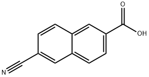 6-Cyano-2-naphthoic acid Structure