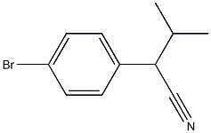 2-(4-BroMo-phenyl)-3-Methyl-butyronitrile,51632-12-3,结构式