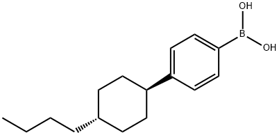 4-(反-4-丁基环己基)苯硼酸, 516510-90-0, 结构式