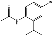 N-(4-broMo-2-isopropylphenyl)acetaMide, 51688-72-3, 结构式
