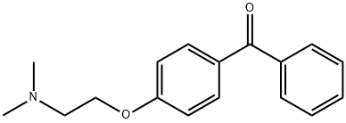 4-(DiMethylaMinoethoxy)benzophenone 结构式