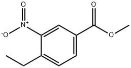 4-乙基-3-硝基苯甲酸甲酯, 51885-79-1, 结构式