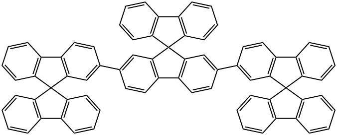TSBF , 2,7-Bis(9,9'-spirobifluoren-2-yl)-9,9'-spirobifluorene Structure