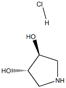 反式-3,4-二羟基吡咯烷盐酸盐 结构式