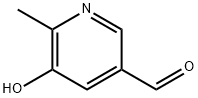 5-Hydroxy-6-Methylnicotinaldehyde Struktur