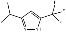 3-(trifluoroMethyl)-5-isopropyl-1H-pyrazole Struktur