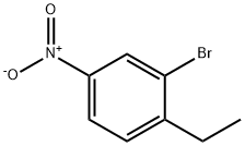 2-ブロモ-1-エチル-4-ニトロベンゼン 化学構造式