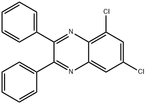 5,7-Dichloro-2,3-diphenylquinoxaline Struktur