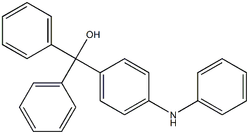 Diphenyl(4-(phenylaMino)phenyl)Methanol Structure