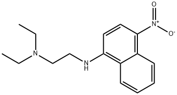 N,N-Diethyl-N`-(4-nitro-1-naphthyl)ethylenediaMine 化学構造式