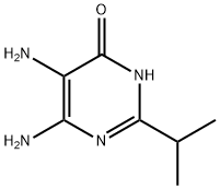 5,6-diaMino-2-isopropylpyriMidin-4-ol Struktur