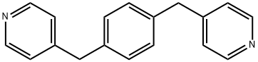 1,4-ビス(4-ピリジルメチル)ベンゼン 化学構造式