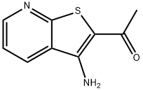 1-(3-氨基噻吩并[2,3-B]吡啶-2-基)乙酮 结构式