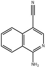 1-AMinoisoquinoline-4-carbonitrile, 53000-57-0, 结构式