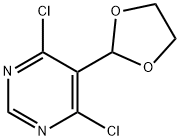 4,6-dichloro-5-(1,3-dioxolan-2-yl)pyriMidine Struktur