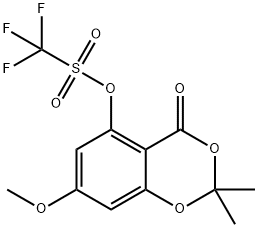 532394-17-5 TrifluoroMethanesulfonic Acid 7-Methoxy-2,2-diMethyl-4-oxo-4H-1,3-benzodioxin-5-yl Ester