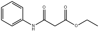 3-アニリノ-3-オキソプロパン酸エチル 化学構造式