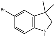 5-溴-3,3-二甲基吲哚啉,53388-86-6,结构式