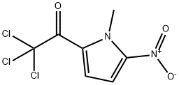 Ethanone, 2,2,2-trichloro-1-(1-Methyl-5-nitro-1H-pyrrol-2-yl)- Structure