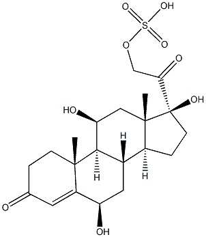 6Β-羟基可的松葡糖苷酸,53587-06-7,结构式