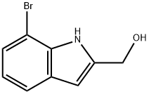 (7-BroMo-1H-indol-2-yl)Methanol Struktur