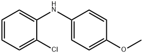 2-chloro-N-(4-Methoxyphenyl)aniline 化学構造式