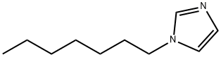 1-ヘプチル-1H-イミダゾール 化学構造式