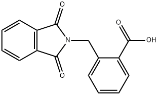 Α-邻苯二甲酰亚胺基邻甲苯甲酸, 53663-18-6, 结构式