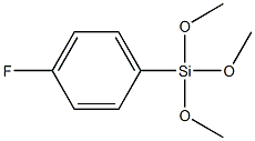 P-fluorophenyltriMethoxysilane Structure