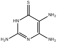 2,5,6-三氨基嘧啶-4(3H)-硫酮, 54-19-3, 结构式