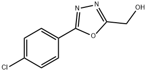 [5-(4-CHLOROPHENYL)-1,3,4-OXADIAZOL-2-YL]METHANOL Struktur
