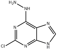 2 - 氯 - 6 - 肼基 - 7H - 嘌呤, 5404-88-6, 结构式