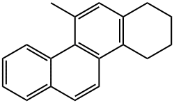 1,2,3,4-テトラヒドロ-11-メチルクリセン 化学構造式