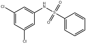 N-(3,5-二氯苯基)苯磺酰胺, 54129-15-6, 结构式
