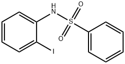 N-(フェニルスルホニル)-2-ヨードアニリン 化学構造式