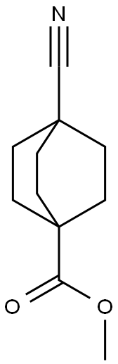 4-氰基二环[2.2.2]辛烷-1-甲酸甲酯, 54202-05-0, 结构式