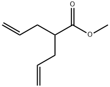 4-Pentenoic acid, 2-(2-propenyl)-, Methyl ester 结构式