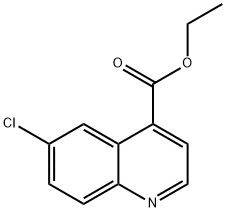 Ethyl 6-chloroquinoline-4-carboxylate Struktur