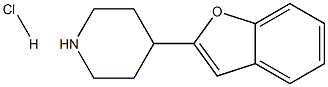 4-(benzofuran-2-yl)piperidine hydrochloride Structure