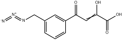 HIV-1 integrase inhibitor 化学構造式