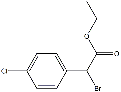 Α-溴代对氯苯乙酸乙酯 结构式
