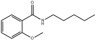 2-メトキシ-N-N-ペンチルベンズアミド 化学構造式