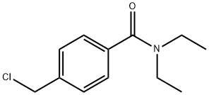 4-(クロロメチル)-N,N-ジエチルベンズアミド 化学構造式