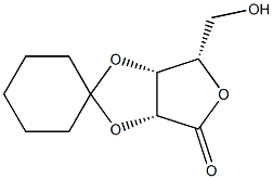2,3-O-亚环己基- (L)-XYLONIC酸Γ-内酯, 546141-19-9, 结构式