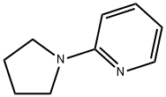 2-(ピロリジン-1-イル)ピリジン 化学構造式