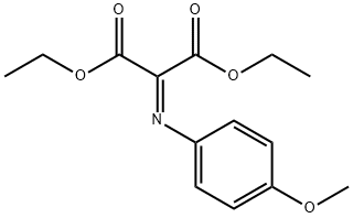 2-(4-MethoxyphenyliMino)Malonic acid diethyl ester Structure