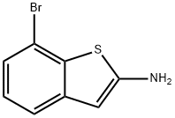 2-AMino-7-broMo-benzo[b]thiophene Structure